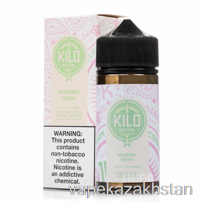 Vape Disposable Dewberry Cream - KILO Revival - 100mL 3mg